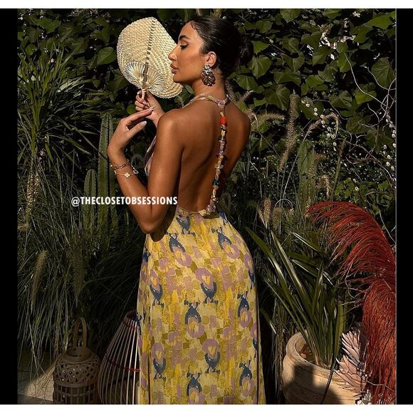 ZARA BLOGGER FAVE!!! V-Neck Maxi Dress NWT LAST ONE!!! - Picture 10 of 16